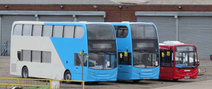 National Express Coventry ADL Enviro400 4988 & Metroline Enviro200 DEL2064